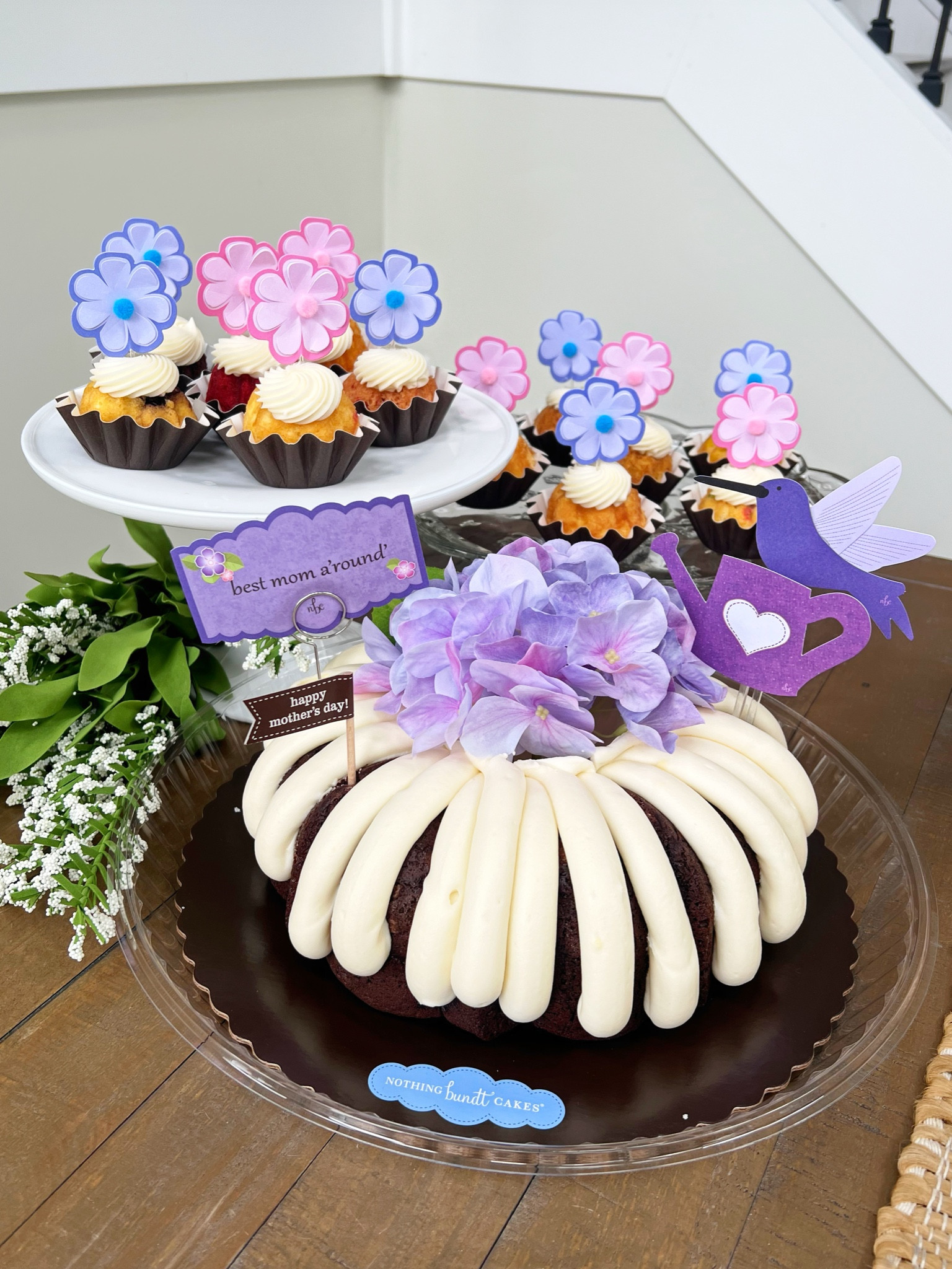 
Celebrate Mom with @nothingbundtcakes! #ad We got a chocolate chocolate chip “Best Mom A'round” Bundt Cake, and assorted flavors of the “Flowers for Mom” Bundtinis®. These cakes are so moist, and the frosting is creamy perfection!

They offer different size options, as well as lots of flavors to choose from! You can conveniently order your Mother’s Day Bundt Cakes for delivery or pickup!

#nothingbundtcakes
#giftmomabundtcake
#celebratewithbundtcakes
#nothingbundtthebest