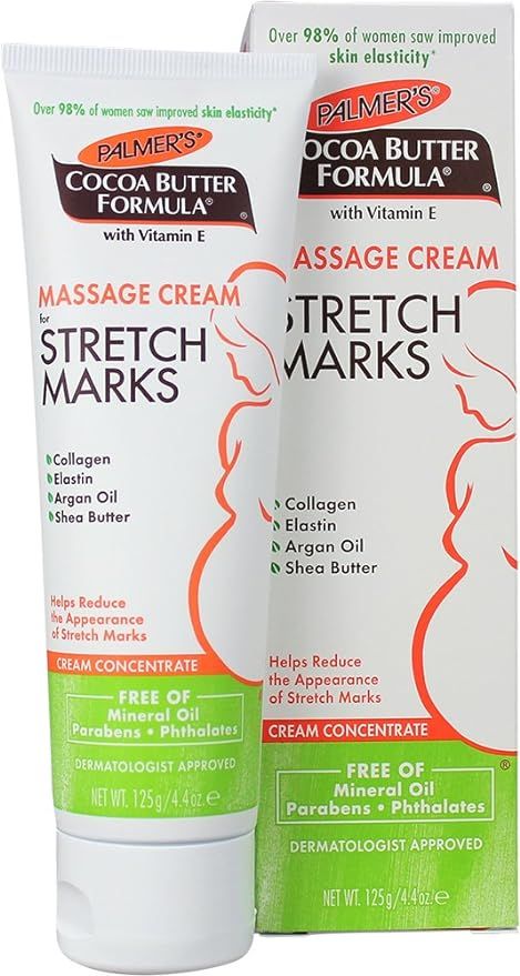 Palmer's Cocoa Butter Formula Massage Cream for Stretch Marks and Pregnancy Skin Care, 4.4 Ounces... | Amazon (US)