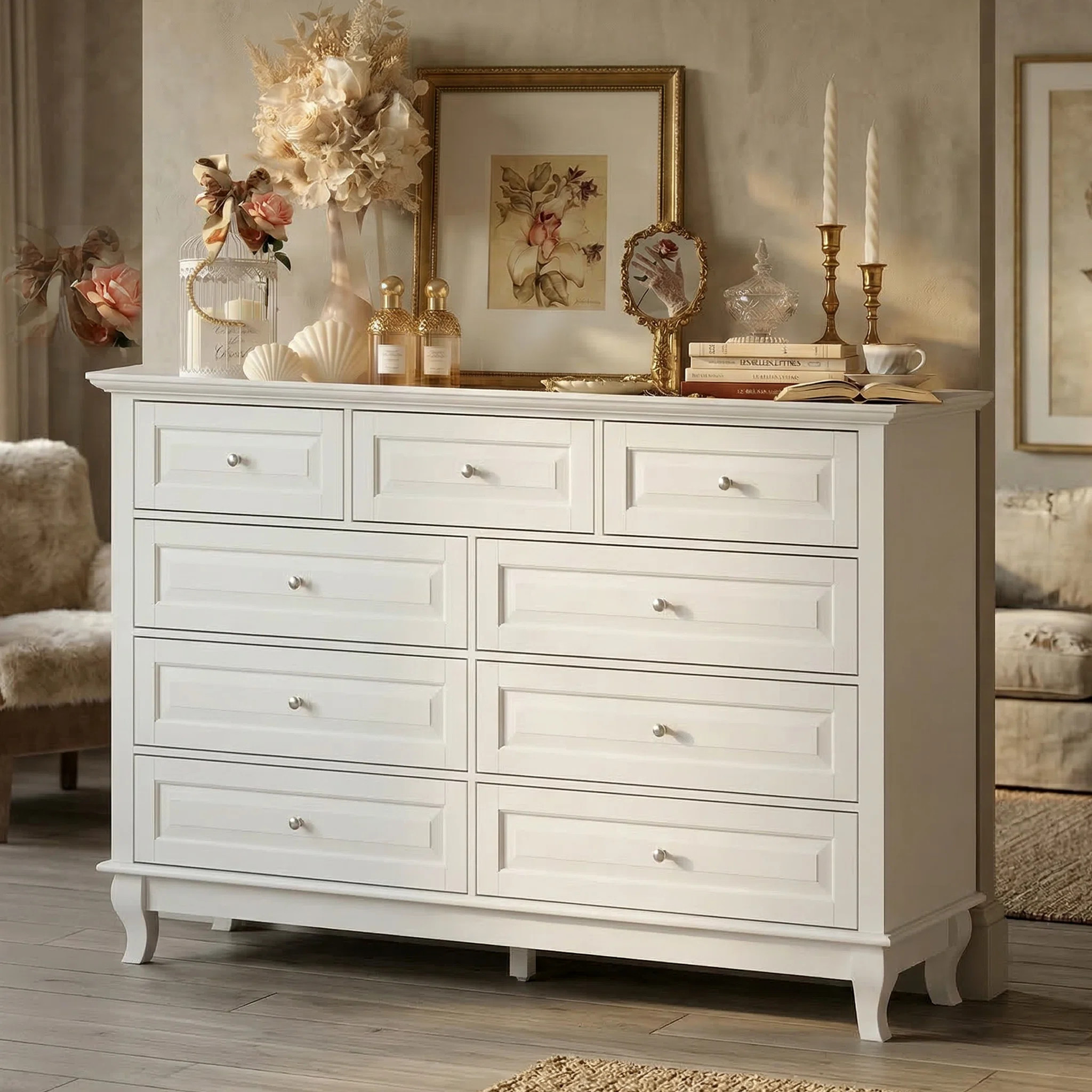 9-Drawer Dresser With Elegent Style | Wayfair North America