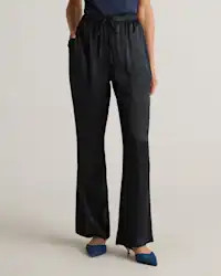 100% Washable Silk Drawstring Wide Leg Pants | Quince