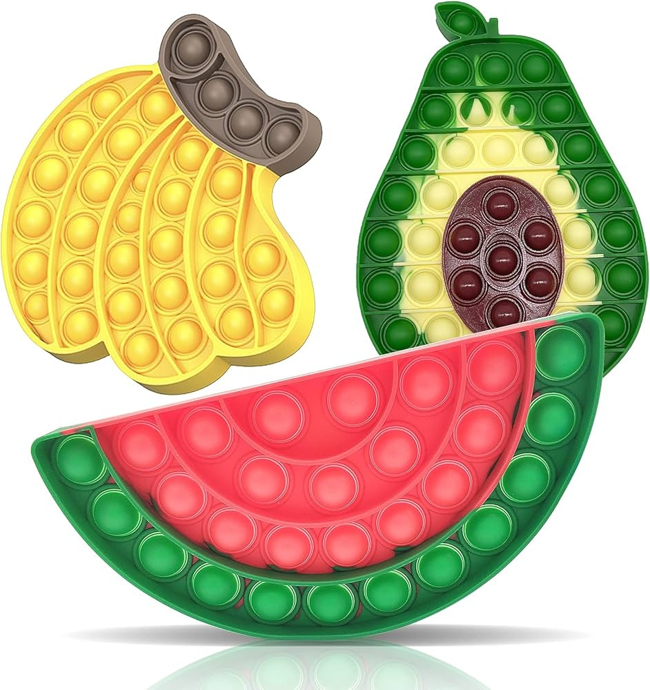 QETRABONE Fidget Sensory Bubble Stress Toy, Fidget Push Toy for Kids, Silicone Fidget Stress Toys... | Amazon (US)