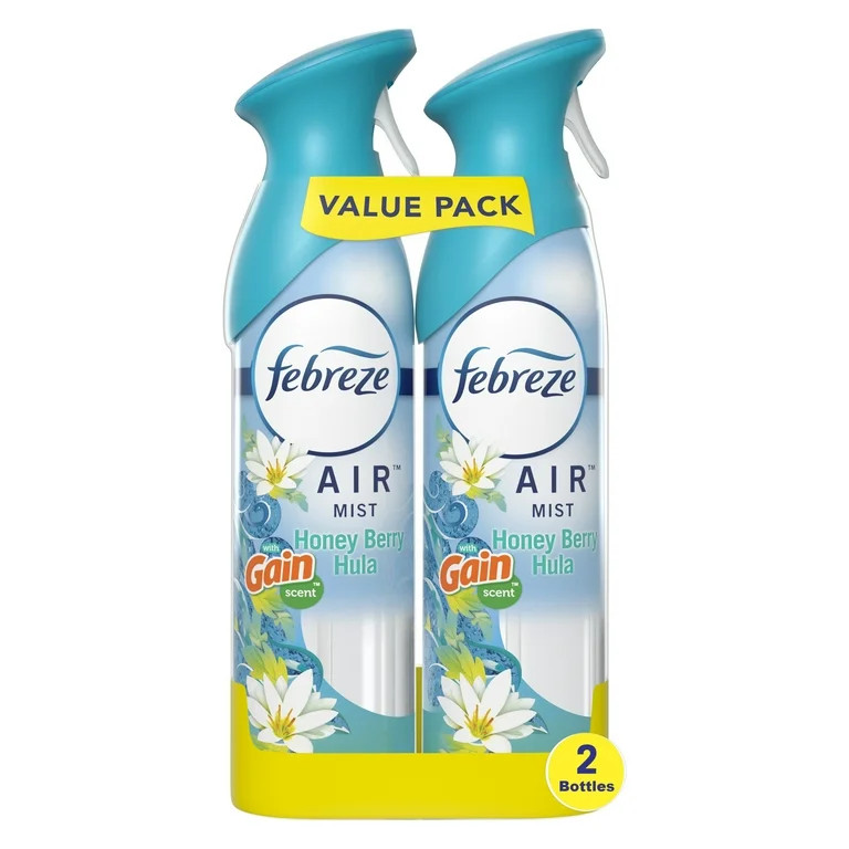 Febreze Air Effects Odor-Fighting Air Freshener Gain Honey Berry Hula, 8.8 oz. Aerosol Can, Pack ... | Walmart (US)