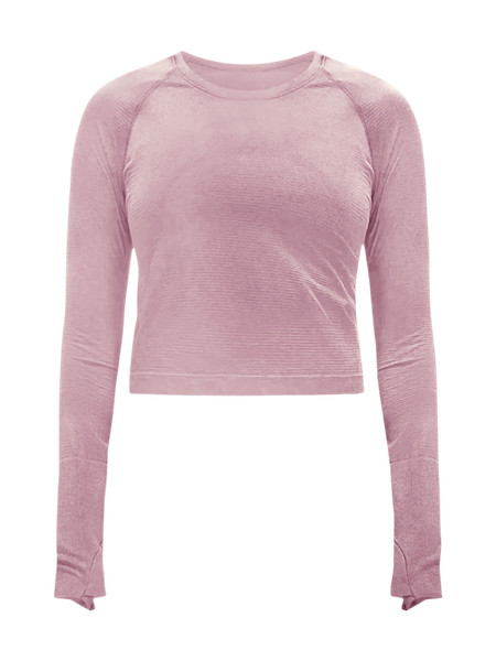 Swiftly Tech Cropped Long-Sleeve Shirt 2.0 | Women's Long Sleeve Shirts | lululemon | Lululemon (US)