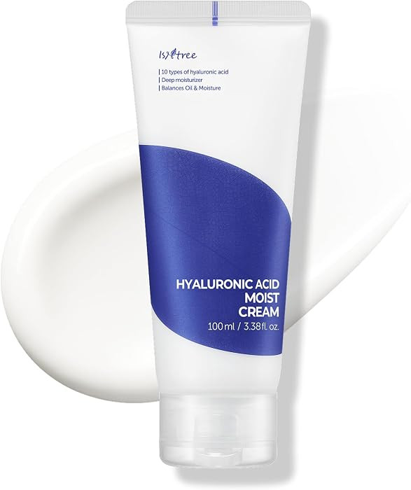 ISNTREE Hyaluronic Acid Moist Cream | Korean Face Moisturizer with Hyaluronic Acid | Deep Hydrati... | Amazon (US)