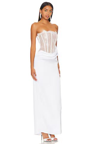 Nalani Maxi Dress in White | Revolve Clothing (Global)