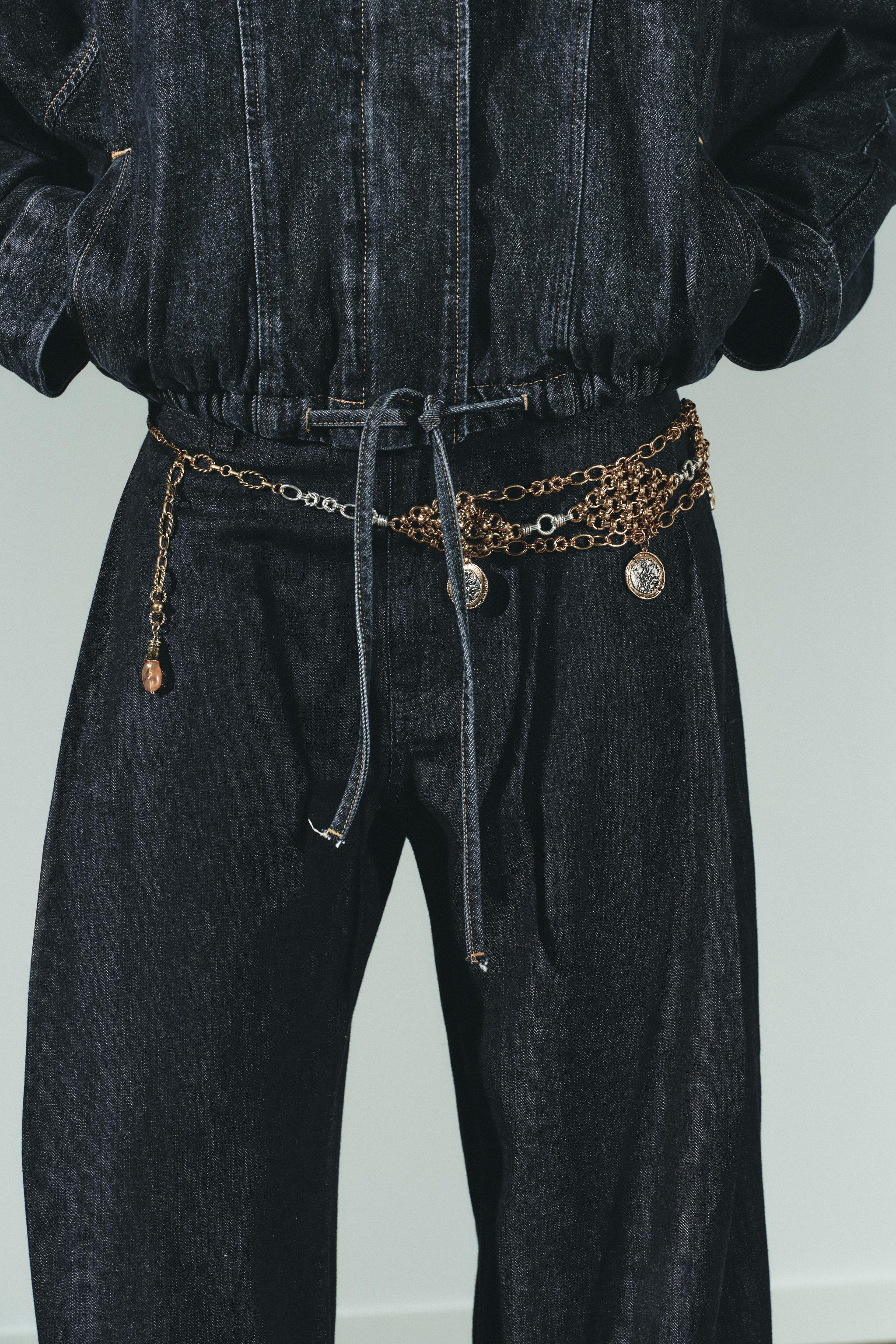 METAL BELT WITH RHOMBUS AND MEDALS | Zara AU