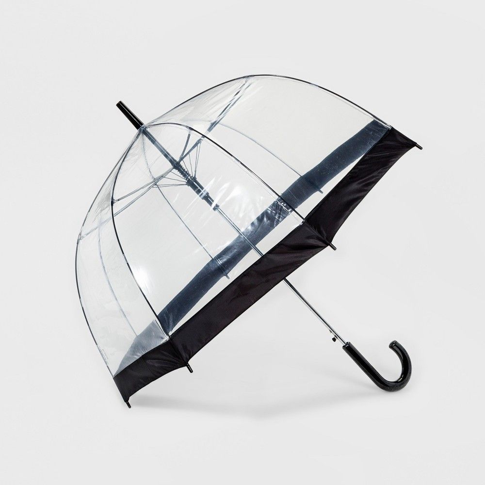 ShedRain Bubble Umbrella - Clear Black Border, Women's | Target
