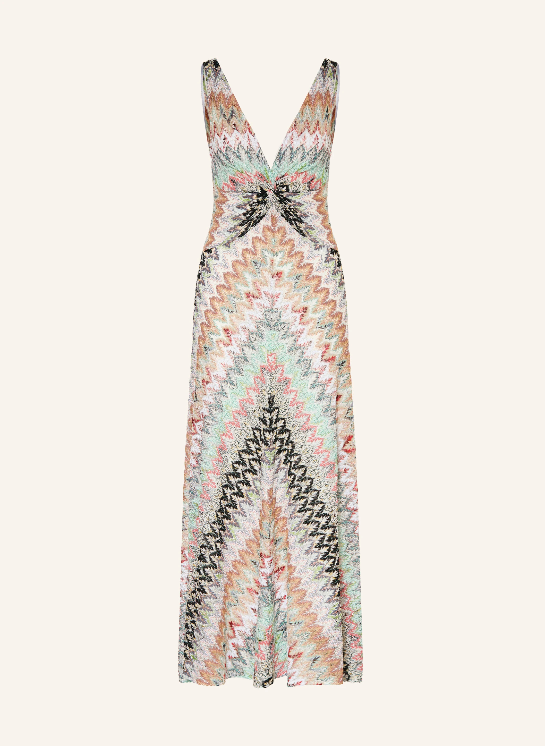 MISSONI Strandkleid mit Glitzergarn in weiss / hellrot / hellblau | Breuninger (DACH)