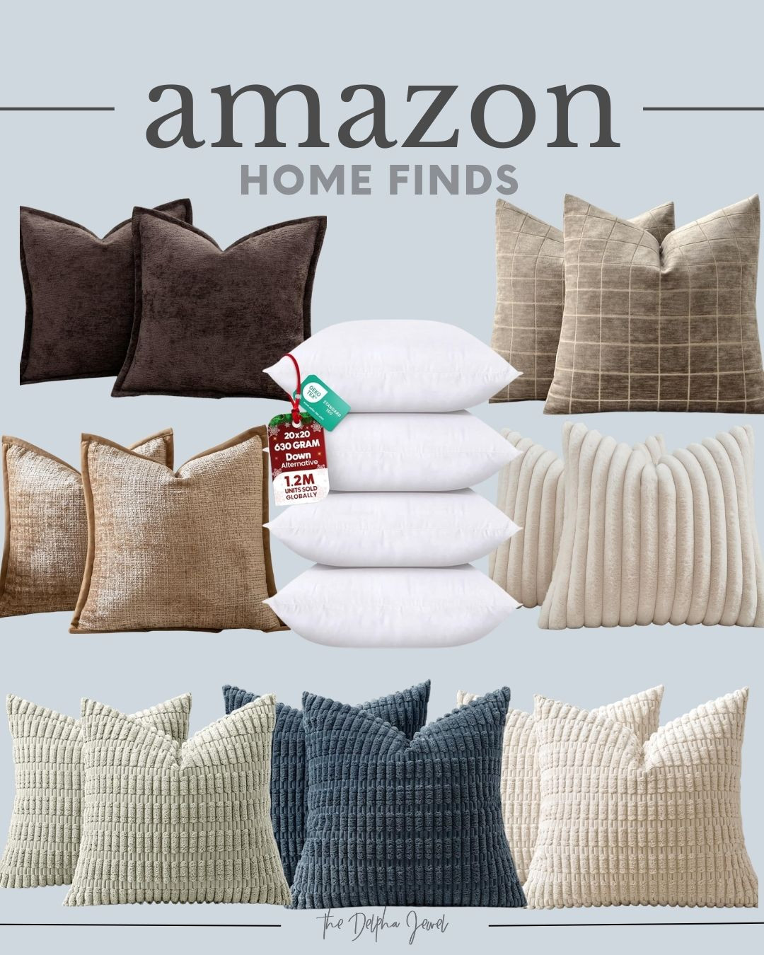 Post holiday reset might include home decor! I love these pillow covers from Amazon 

 #LTKHome #LTKFindsUnder50