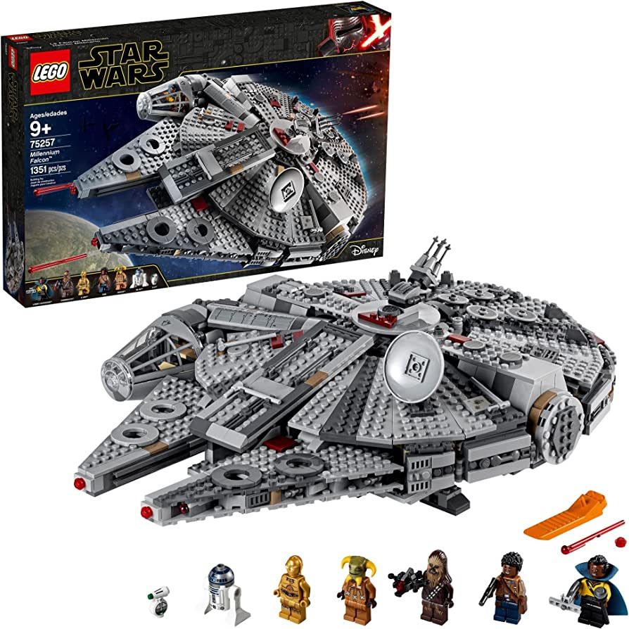 LEGO Star Wars Millennium Falcon 75257 Starship Construction Set, with Finn, Chewbacca, Lando Cal... | Amazon (US)