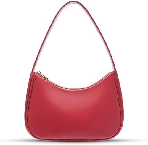 Women's Shoulder Bags, Small Hobo Tote Elegant Clutch Purse with Zipper Closure | Amazon (US)