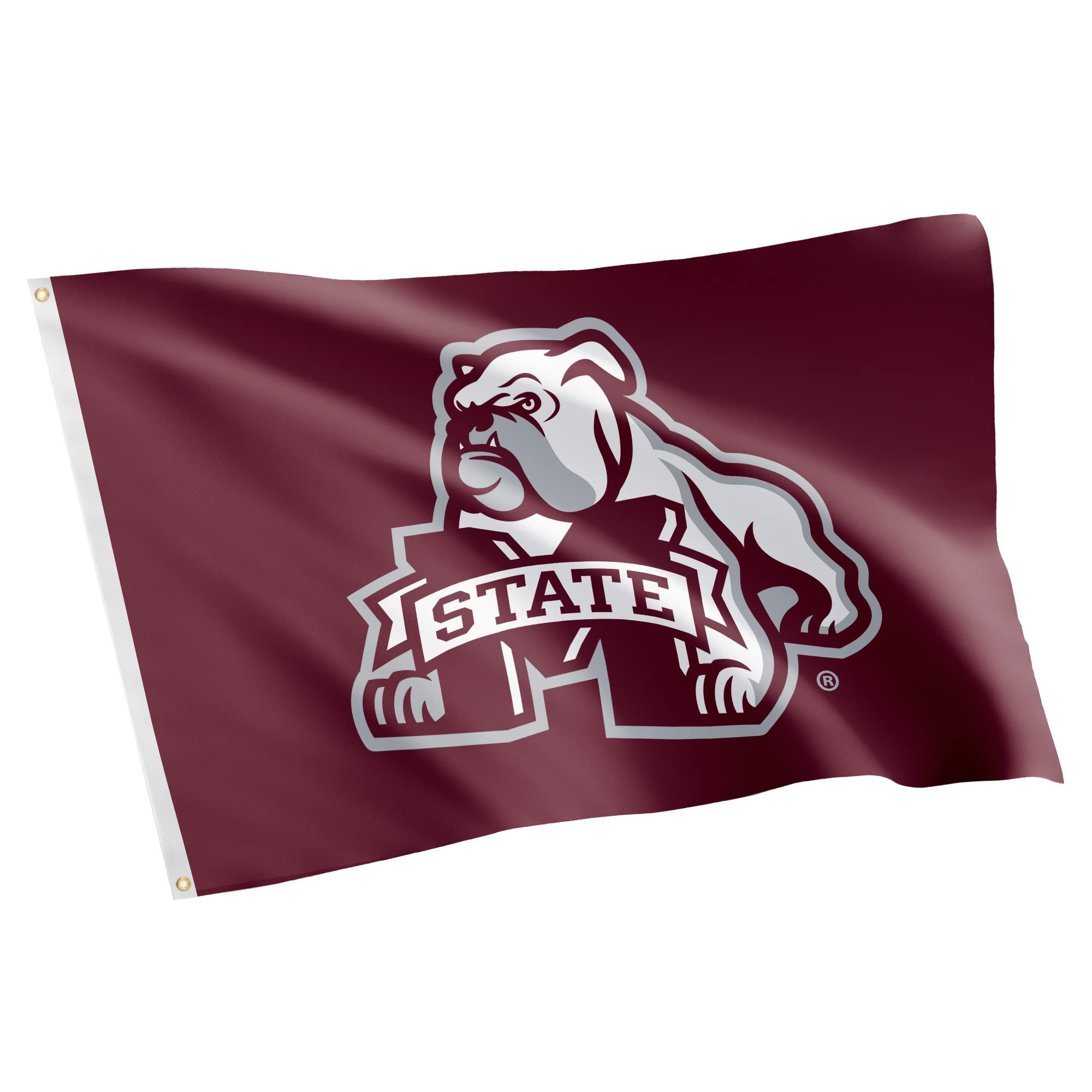 Desert Cactus Mississippi State University MSU Flag - 3 x 5 Feet Bulldogs Banner, Indoor/Outdoor ... | Amazon (US)