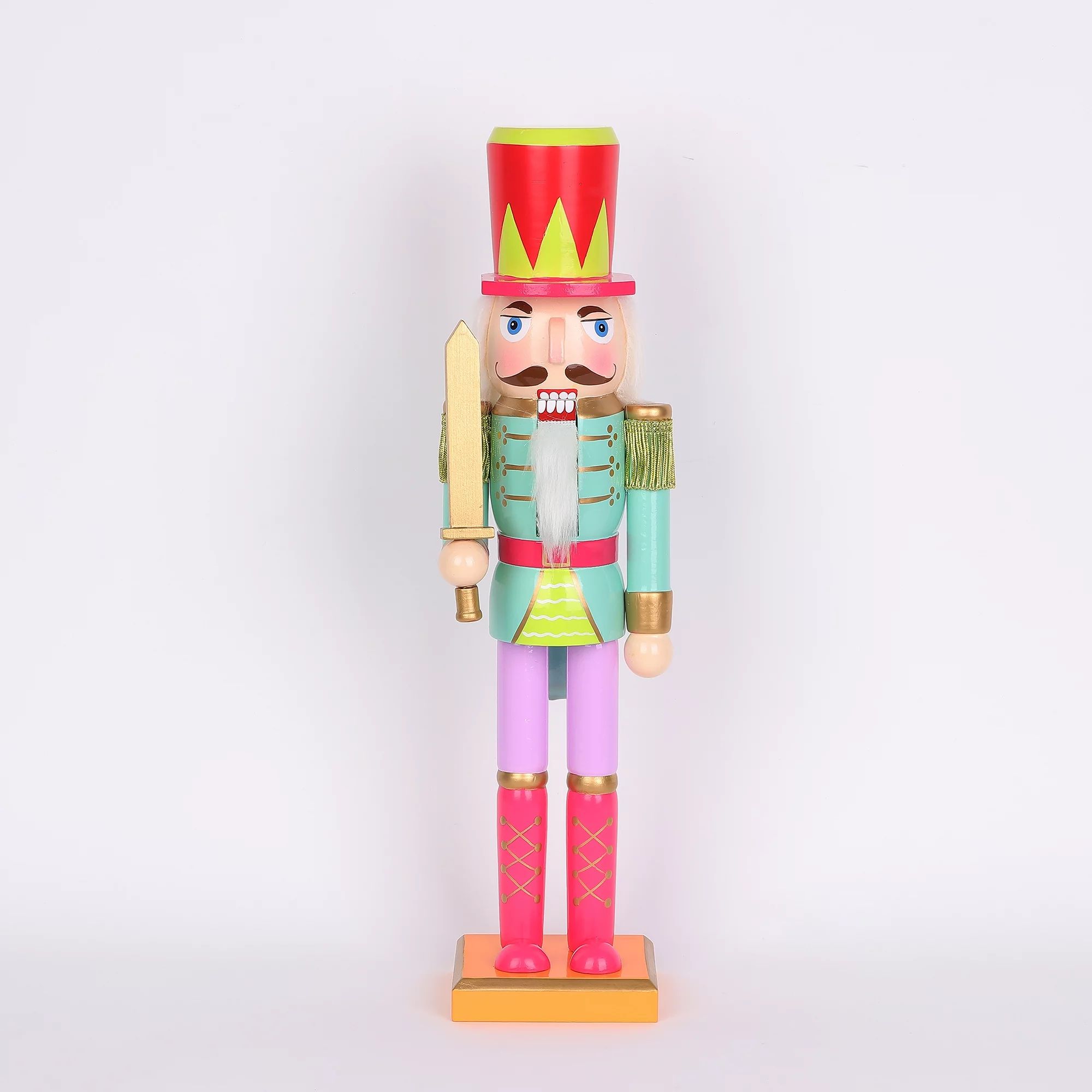 15 in Whimsical Nutcracker Christmas Decoration, Multi-Color, by Holiday Time - Walmart.com | Walmart (US)