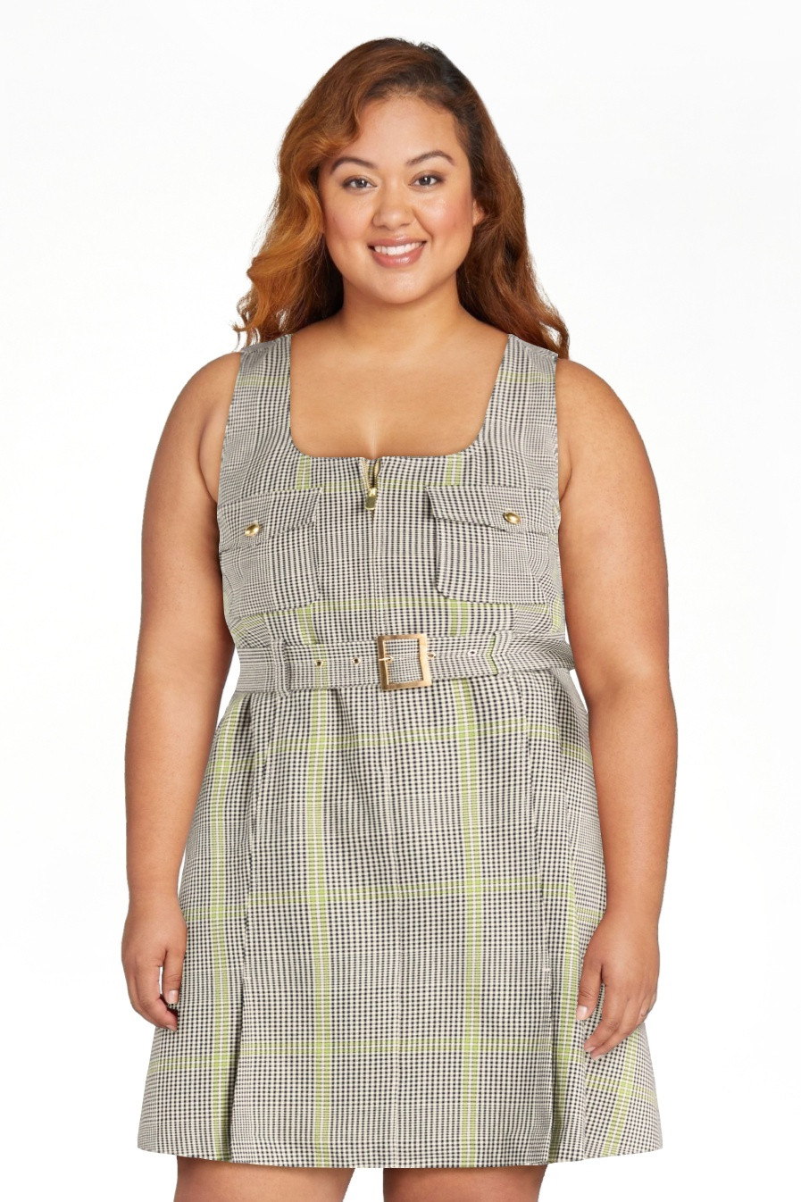 Free Assembly Women’s Belted Utility Mini Dress, Sizes XS-XXL - Walmart.com | Walmart (US)