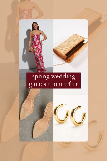 Spring wedding guest outfit 

#LTKSeasonal #LTKwedding #LTKtravel