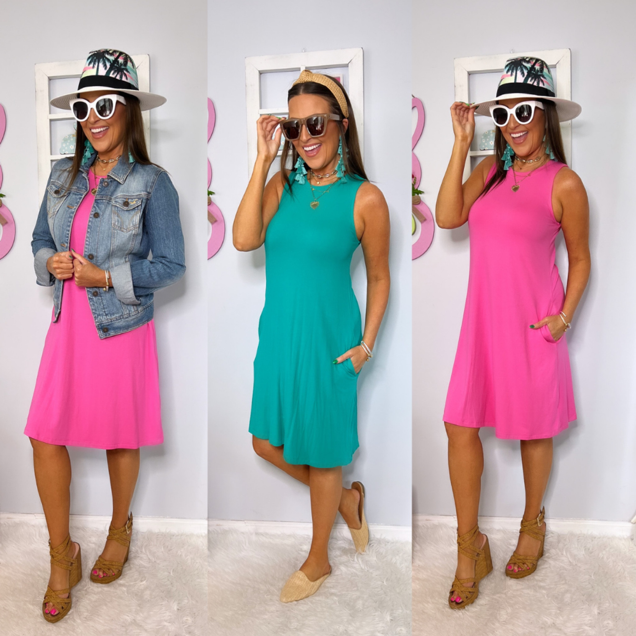 Affordable spring dresses - wearing an XS.

𝘋𝘪𝘴𝘤𝘰𝘶𝘯𝘵 𝘊𝘰𝘥𝘦𝘴:⁣

💚𝐊𝐢𝐧𝐬𝐥𝐞𝐲 𝐀𝐫𝐦𝐞𝐥𝐥𝐞 Jewelry 20% off code (on LTK): 𝐋𝐈𝐍𝐙𝟑𝟎𝐀⁣

💚𝐒𝐨𝐣𝐨𝐬 𝐒𝐮𝐧𝐠𝐥𝐚𝐬𝐬𝐞𝐬 𝟏𝟎% 𝐨𝐟𝐟 𝐜𝐨𝐝𝐞 (on Amazon): 𝐒𝐉𝐋𝐈𝐍𝐙𝟑𝟎𝐀⁣
*works on ALL Sojos glasses, enter at checkout on AMZ⁣


Spring dress, spring dresses, summer dress, summer dresses, spring fashion, summer fashion, spring outfit, summer outfit, tank dress, midi dress, slides, summer shoes, summer sandals, wedges, spring shoes, spring sandals, sunglasses, statement earrings, headband, Amazon fashion finds, Walmart fashion finds 

#LTKstyletip #LTKfindsunder50 #LTKSeasonal