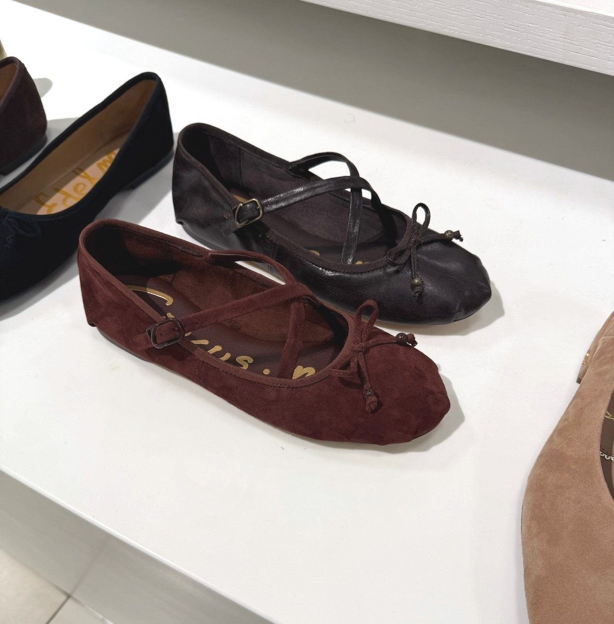 I saw these adorable ballet flats at Nordstrom and loved them! I love the extra straps since it really gives that ballerina shoe effect. I think my favorite ones are the burgundy since it’s such a trendy color for fall! Both linked ⬆️

#ltkcreator #ltkfinds #ltkwatchnow #nordstrom #nordstromfinds #balletflat #shoes #fallshoes #velvet #suede #fallfashion #falloutfits  

#LTKShoeCrush #LTKootd #LTKStyleTip