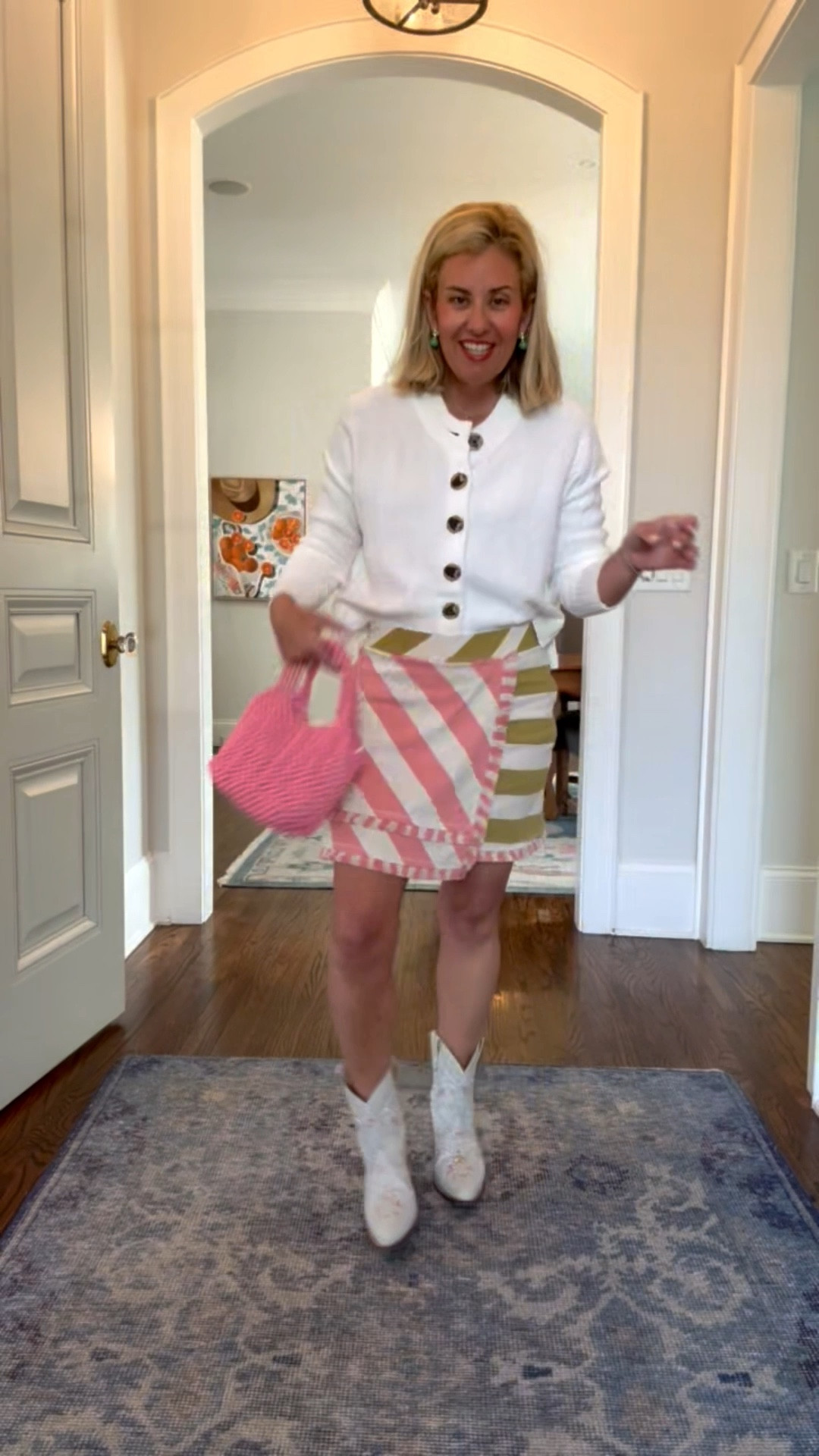 This is how you dress spring when it’s chilly out! The cardigan is viral for a reason…great price and amazing quality. I’m in xs in sweater & skirt and 8 boots tts. 

#LTKspring #LTKgrwm #LTKdayinmylife