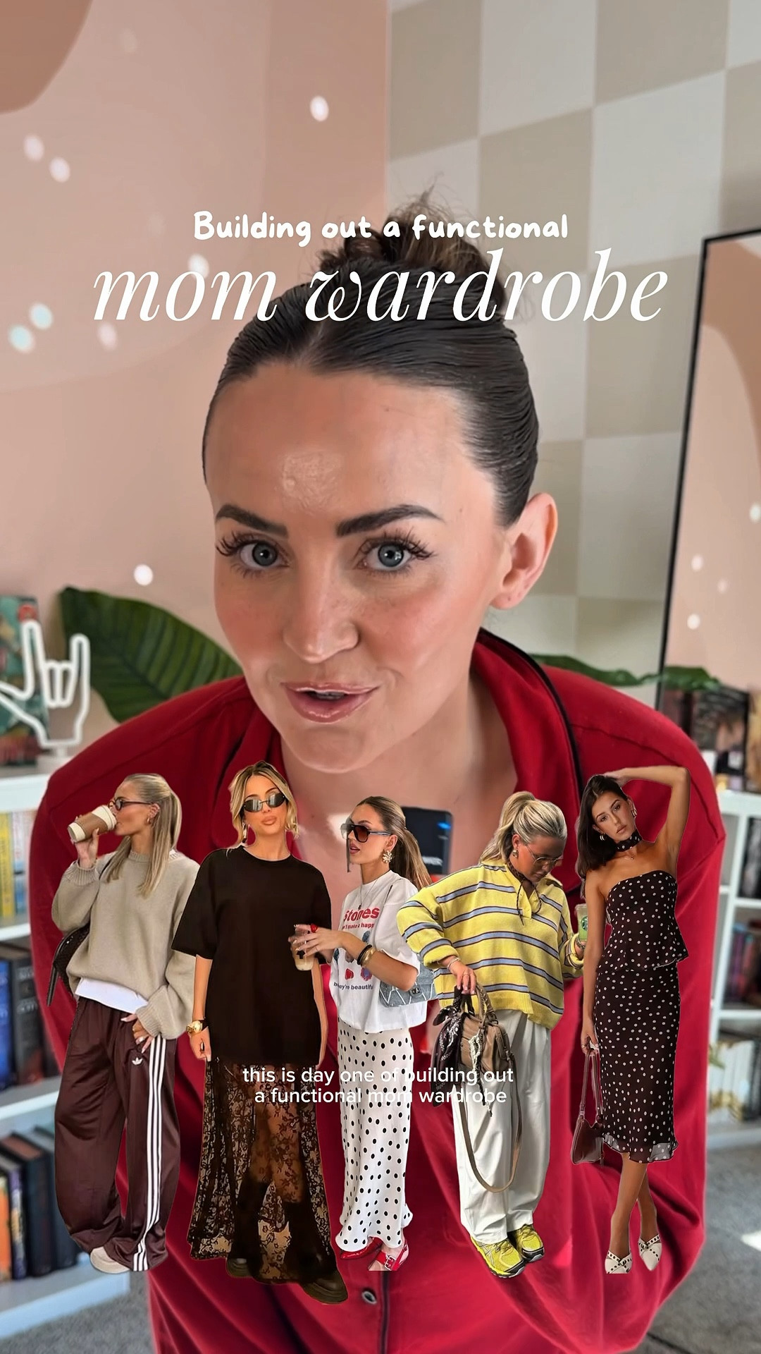 Wearing size medium hoodie, medium 34 track pants. 

#LTKTall #LTKmomlife #LTKgrwm