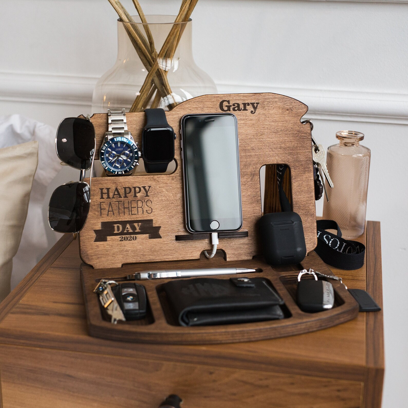 Fathers day gift, Gift for Dad from Kids, Wood father day gift, first fathers day gift from wife,... | Etsy (US)