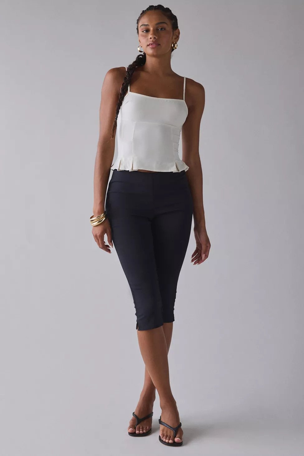 Silence + Noise Good Luck Peplum Cami | Urban Outfitters (US and RoW)