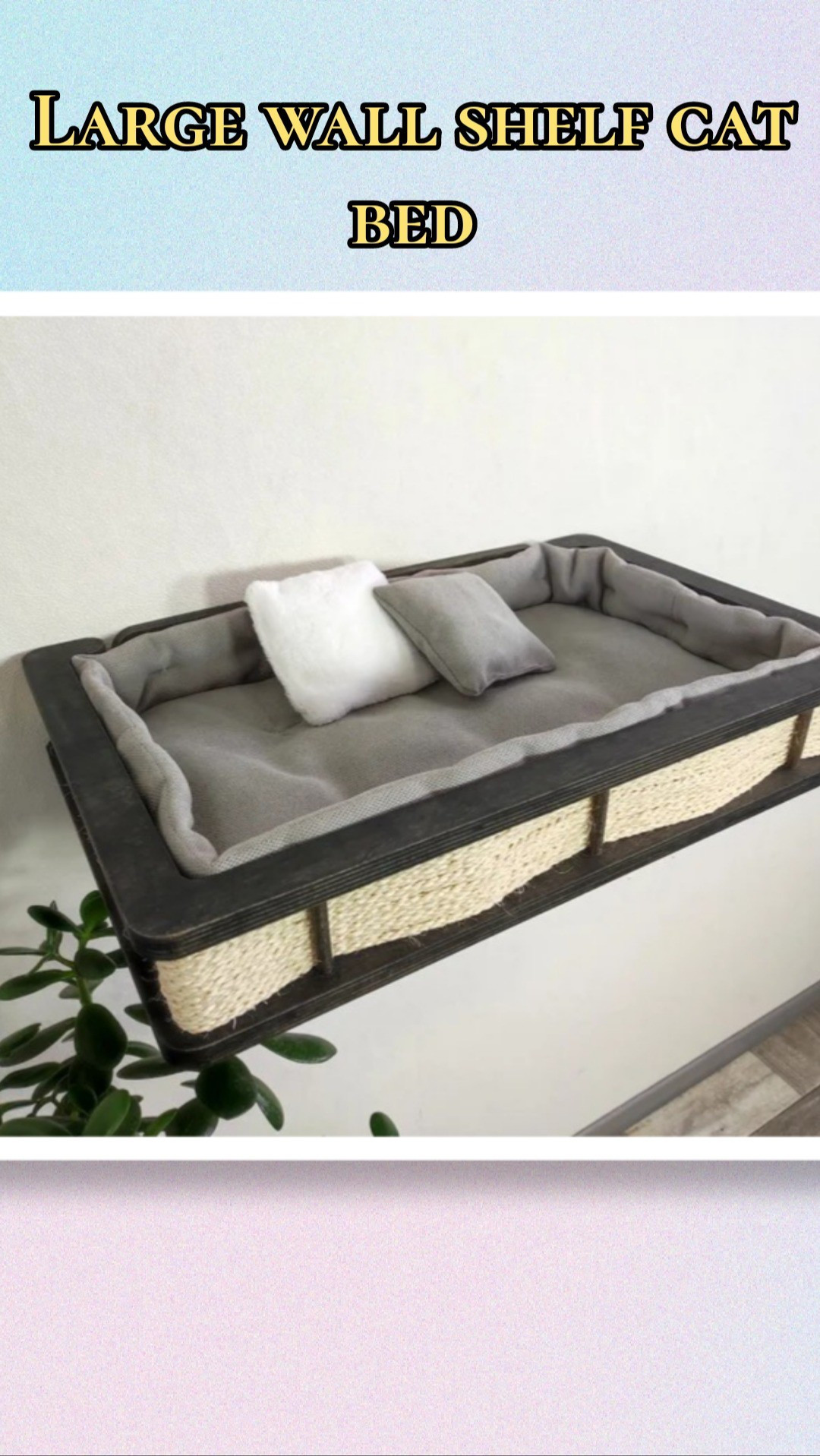 Large wall shelf cat bed / Modern wall furniture for cats

#LTKPets #LTKFindsUnder100 #LTKSpringSale