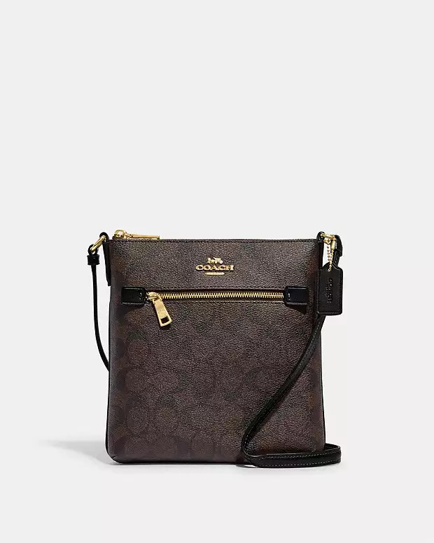 Mini Rowan File Bag In Signature Canvas | Coach Outlet US