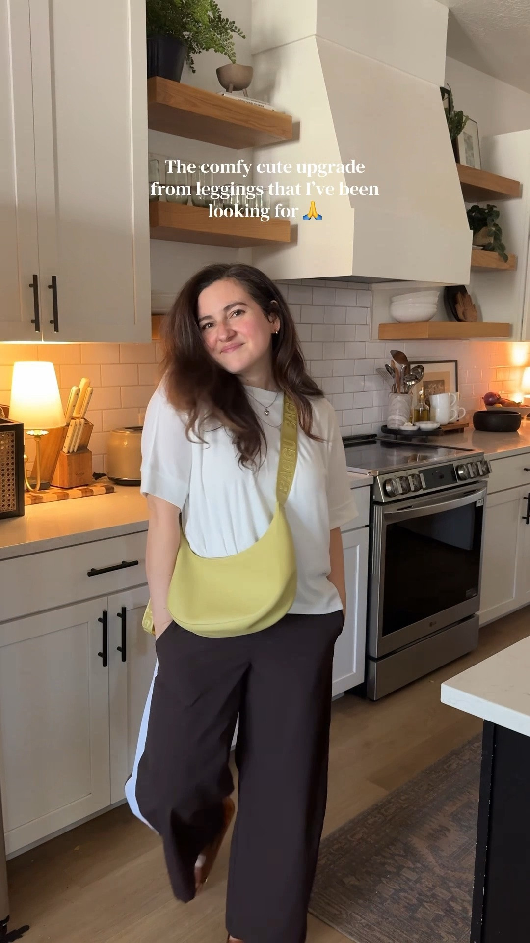 My new easy mom uniform! Finally jumped on the track pant train and I love the chocolate brown color of these ones . I'm about 5'1 and wearing XS petite, they have quite a bit of stretch on the waistband so in it's harder to go wrong with sizing!
#trackpants #easyoutfits #momootd #outfitfortoday

#LTKootd #LTKPetite #LTKdayinmylife