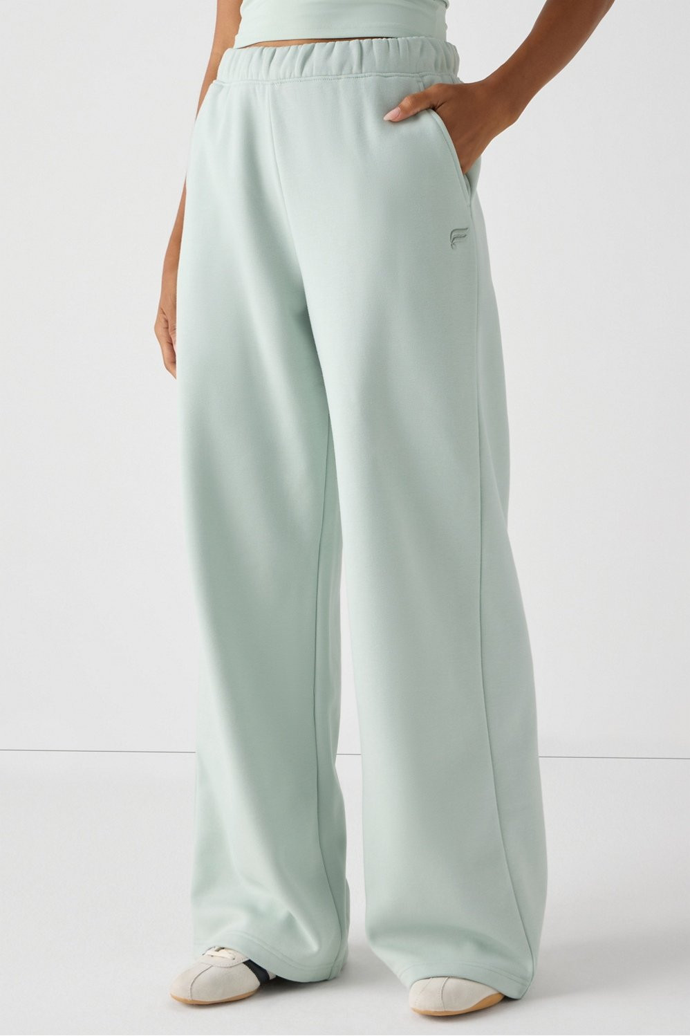 Cozy Fleece Wide Leg Sweatpant | Fabletics
