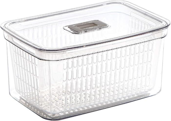 BINO | Produce Saver - 23.7 Cup/5.6L | Fridge Storage Containers for Fruits and Vegetables | Vege... | Amazon (US)
