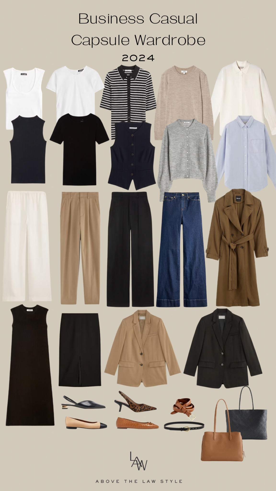 Business Casual Capsule Wardrobe

#LTKWorkwear #LTKStyleTip #LTKFindsUnder100