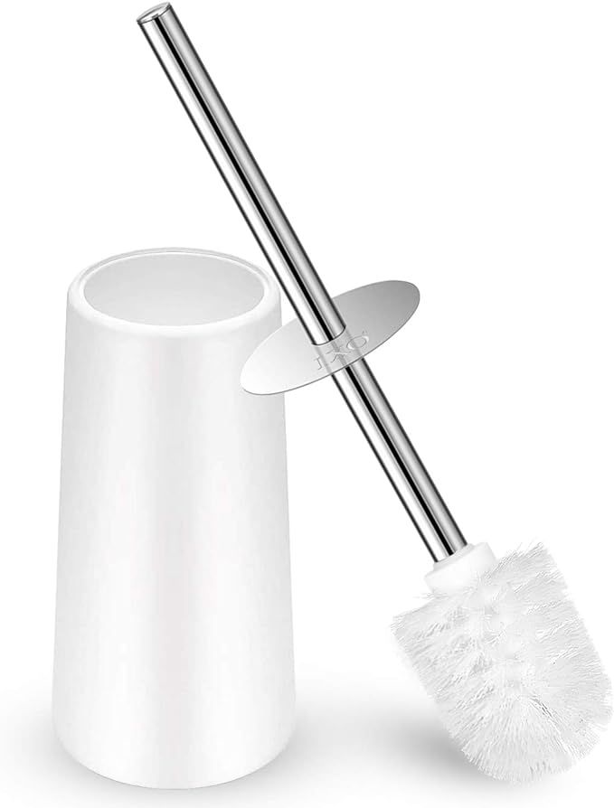 IXO Toilet Brush and Holder, Toilet Brush with 304 Stainless Steel Long Handle, Toilet Bowl Brush... | Amazon (US)