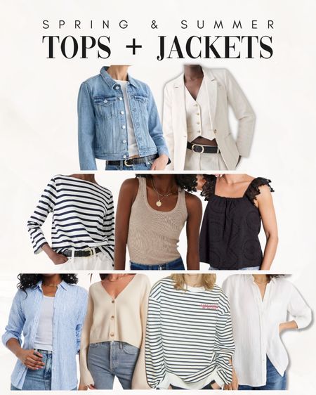 Spring & Summer Tops and Jackets
French Inspired Capsule Wardrobee



Spring  spring style  summer  summer style  trendy fashion  spring fashion  summer fashion  denim jacket  spring tops  spring jackets  summer tops  tank top  sweater  button down 

#LTKstyletip #LTKSeasonal