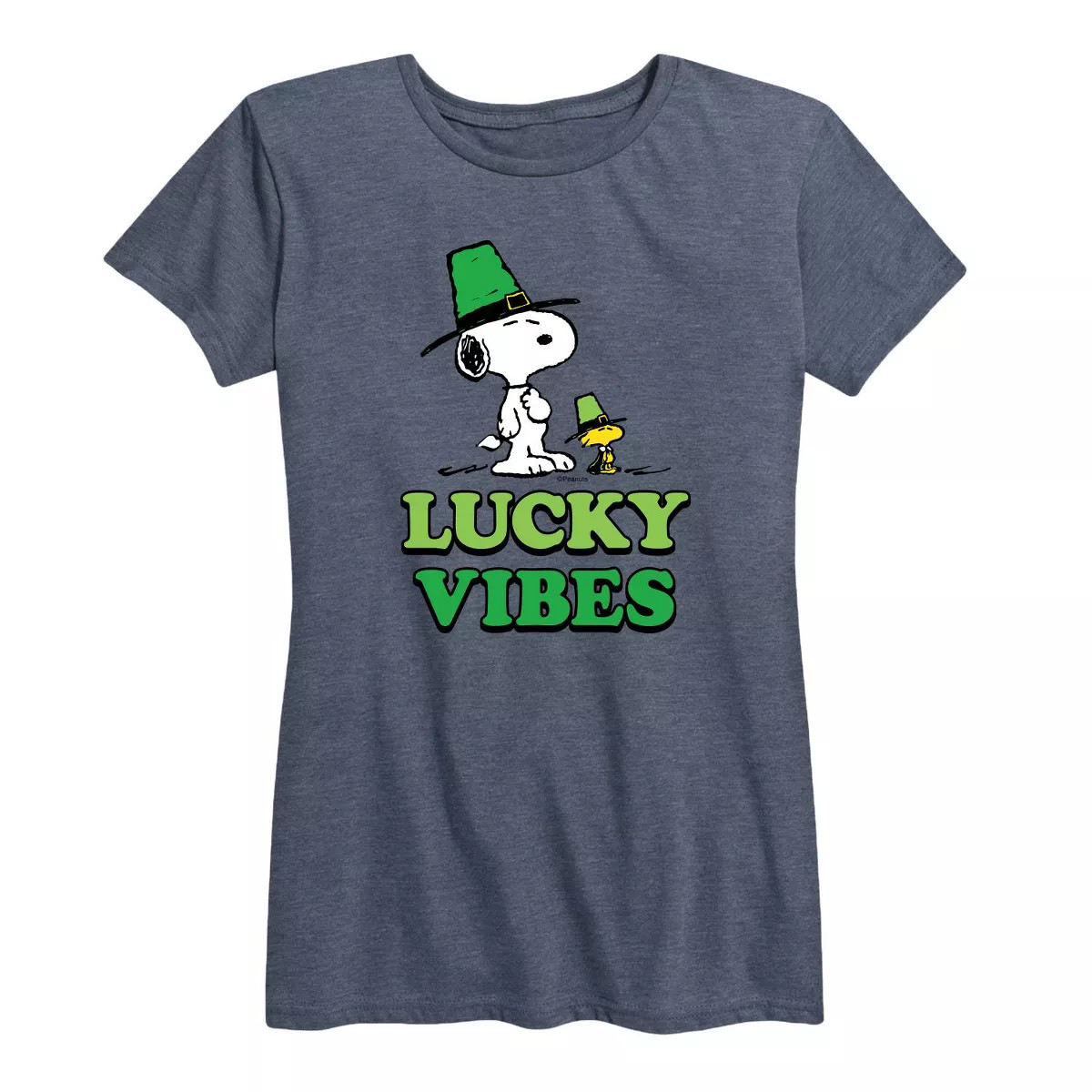Women's - Peanuts - St. Patrick's Day with Snoopy Short Sleeve Graphic T-Shirt | Target