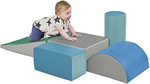 ECR4Kids-ELR-12683F SoftZone Climb and Crawl Activity Play Set – Lightweight Foam Shapes for Cl... | Amazon (US)