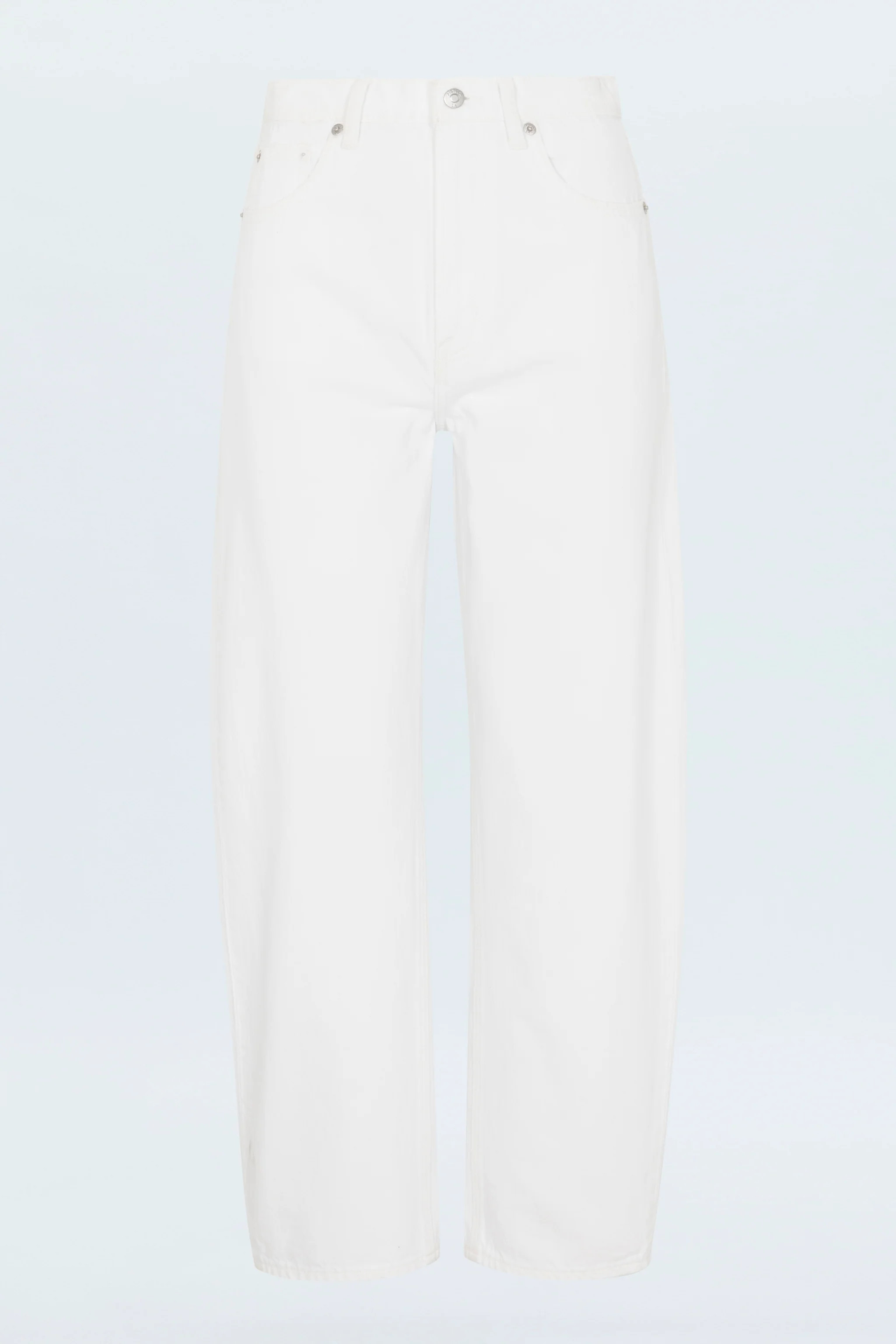 Wes High Rise Barrel Jean - Vivid White | Pistola Denim