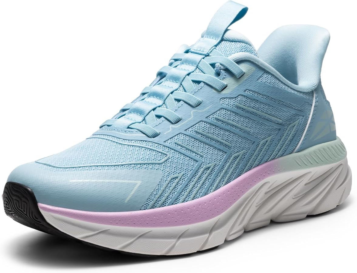 Women's Slip On Walking Shoes Running Comfortable Tennis Breathable Non Slip Athletic Gym Workout... | Amazon (US)