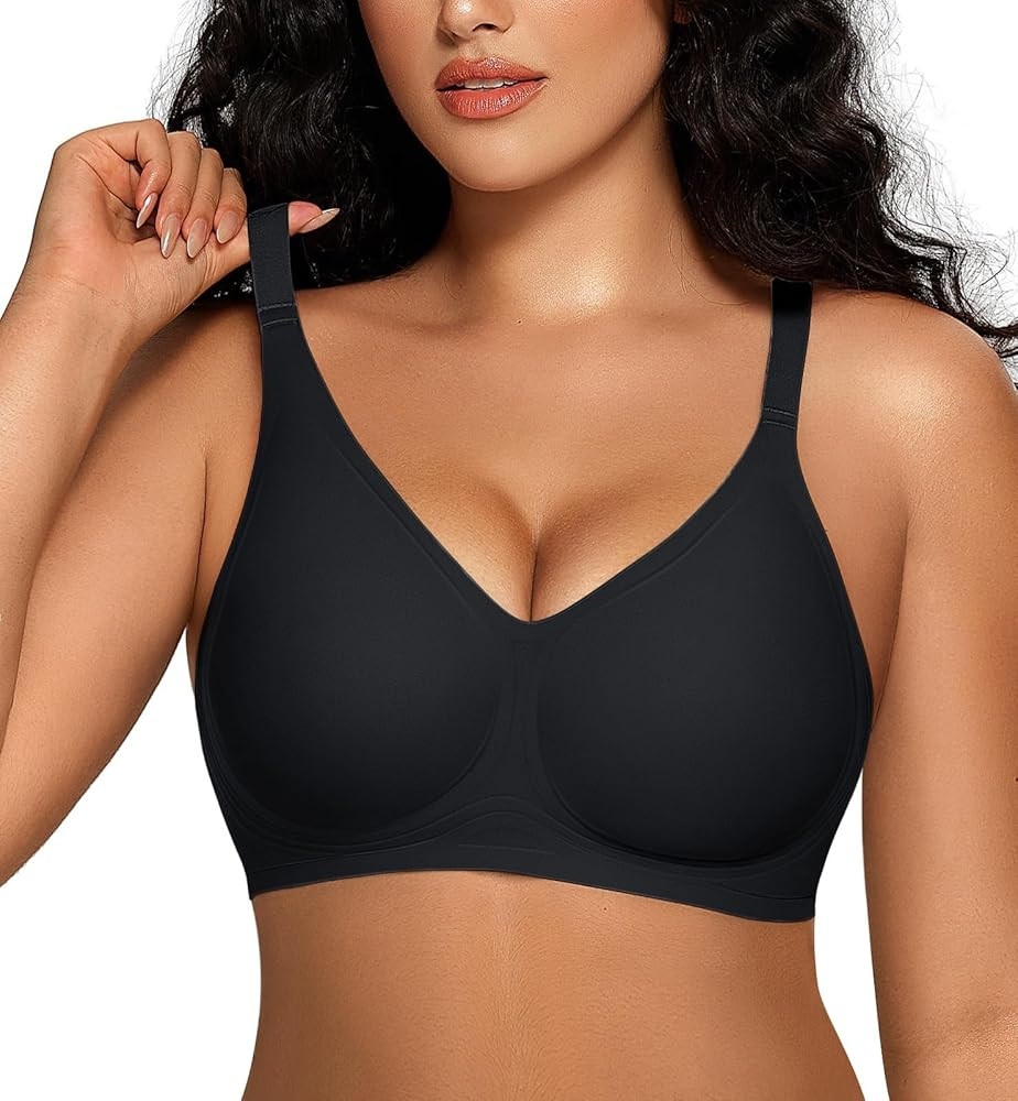 OEAK Women Comfortable Push Up Bras Wireless Seamless Full Coverage Bralette Buttery Soft Everyda... | Amazon (US)
