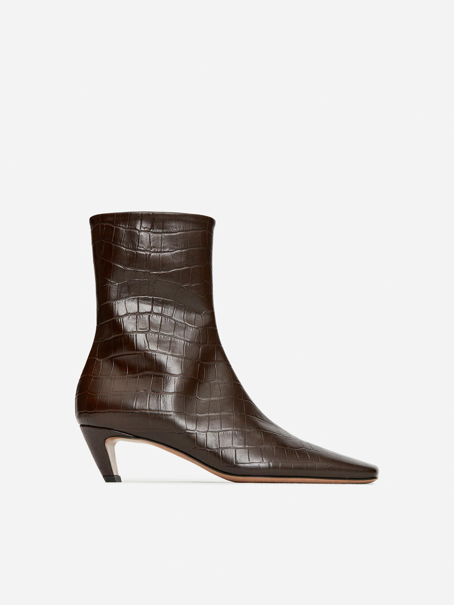 Stiefeletten mit eckiger Zehenpartie – ARKET DE | Arket EU