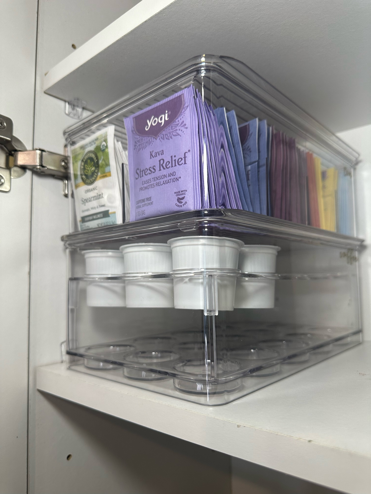 Are you more of a coffee or tea in the morning kinda person? I'm all about coffee when I wake up but, at night, tea has been my jam. I love keeping everything neat and tidy in these adorable, clear tea bag and coffee pod holders! 
#homeorganization

#LTKFindsUnder50 #LTKHome #LTKFamily