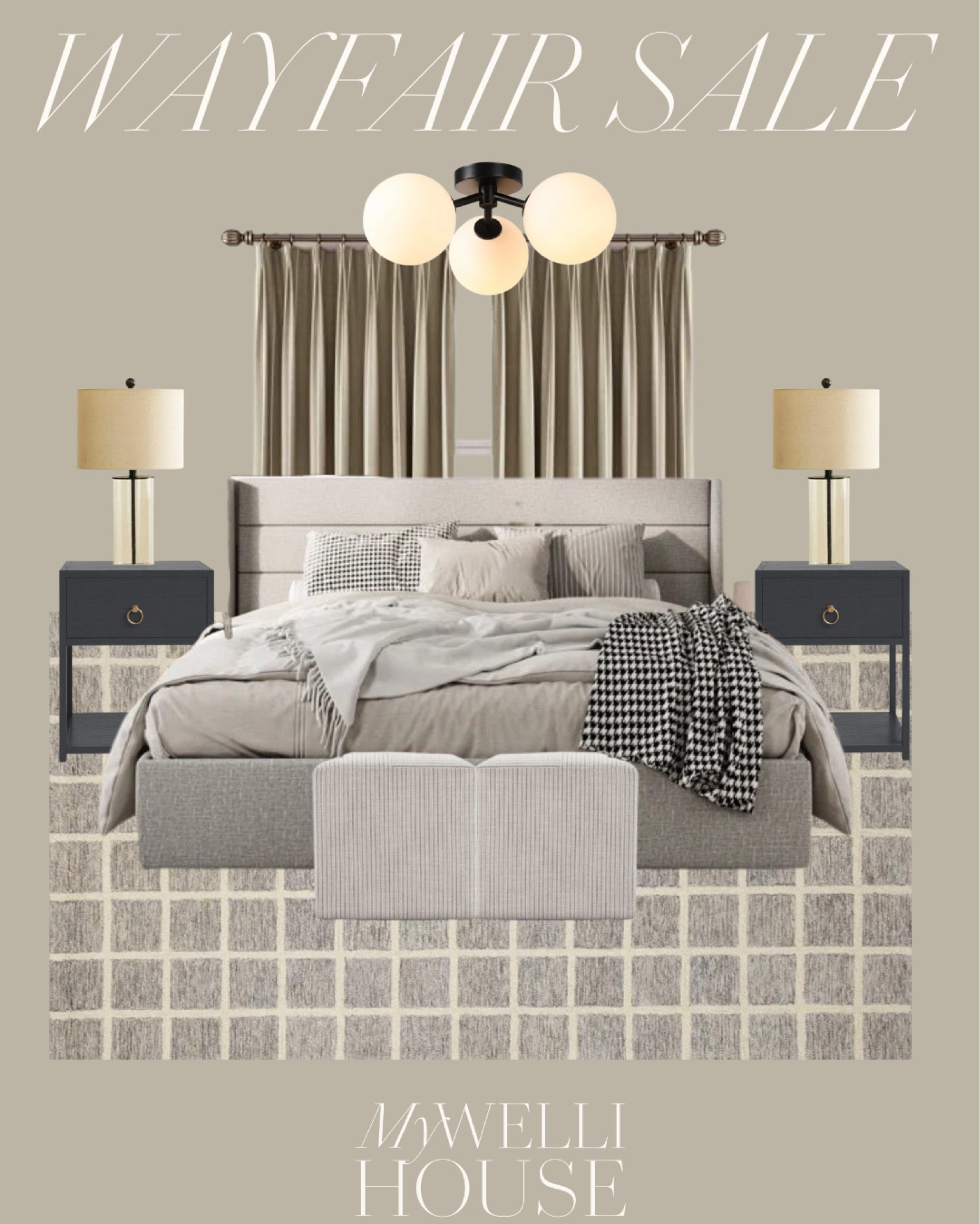 Bedroom moodboard for boys: WAYDAY SALE

#LTKhome #LTKsalealert #LTKunder100