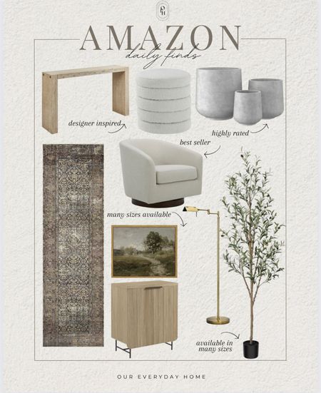 Amazon daily deals 



Living room inspiration, home decor, our everyday home, console table, arch mirror, faux floral stems, Area rug, console table, wall art, swivel chair, side table, coffee table, coffee table decor, bedroom, dining room, kitchen,neutral decor, budget friendly, affordable home decor, home office, tv stand, sectional sofa, dining table, affordable home decor, floor mirror, budget friendly home decor


#LTKHome #LTKSaleAlert #LTKFindsUnder50