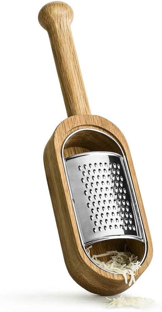 Sagaform Nature Collection Cheese Grater in Oak Container with Handle,Brown | Amazon (US)