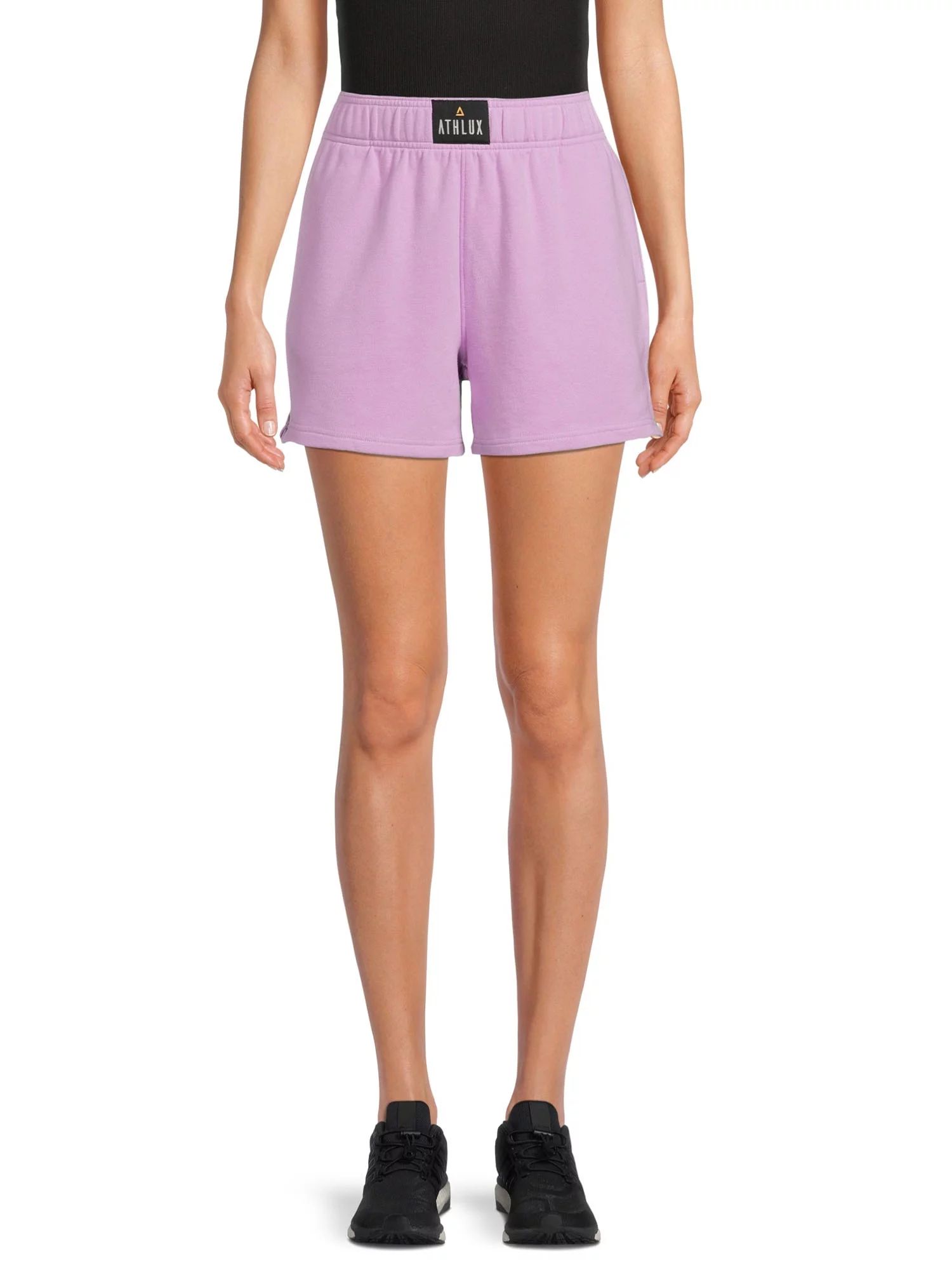 Athlux Women's Active High Waist French Terry Shorts | Walmart (US)