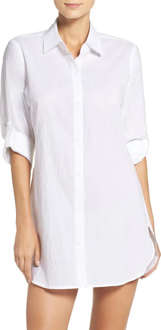 Boyfriend Shirt Cover-Up | Nordstrom