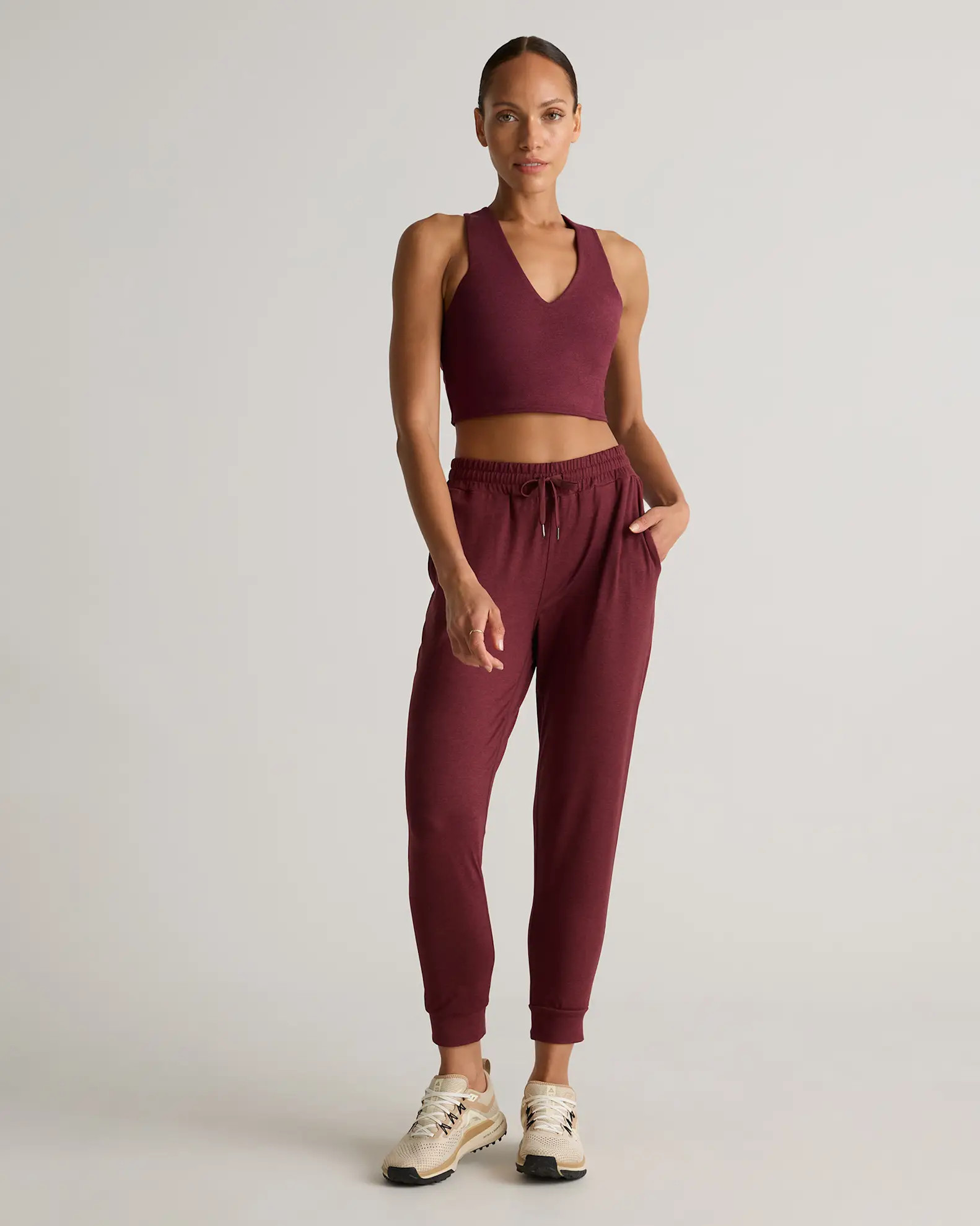 Ultra-Soft V-Neck Cropped Tank | Quince