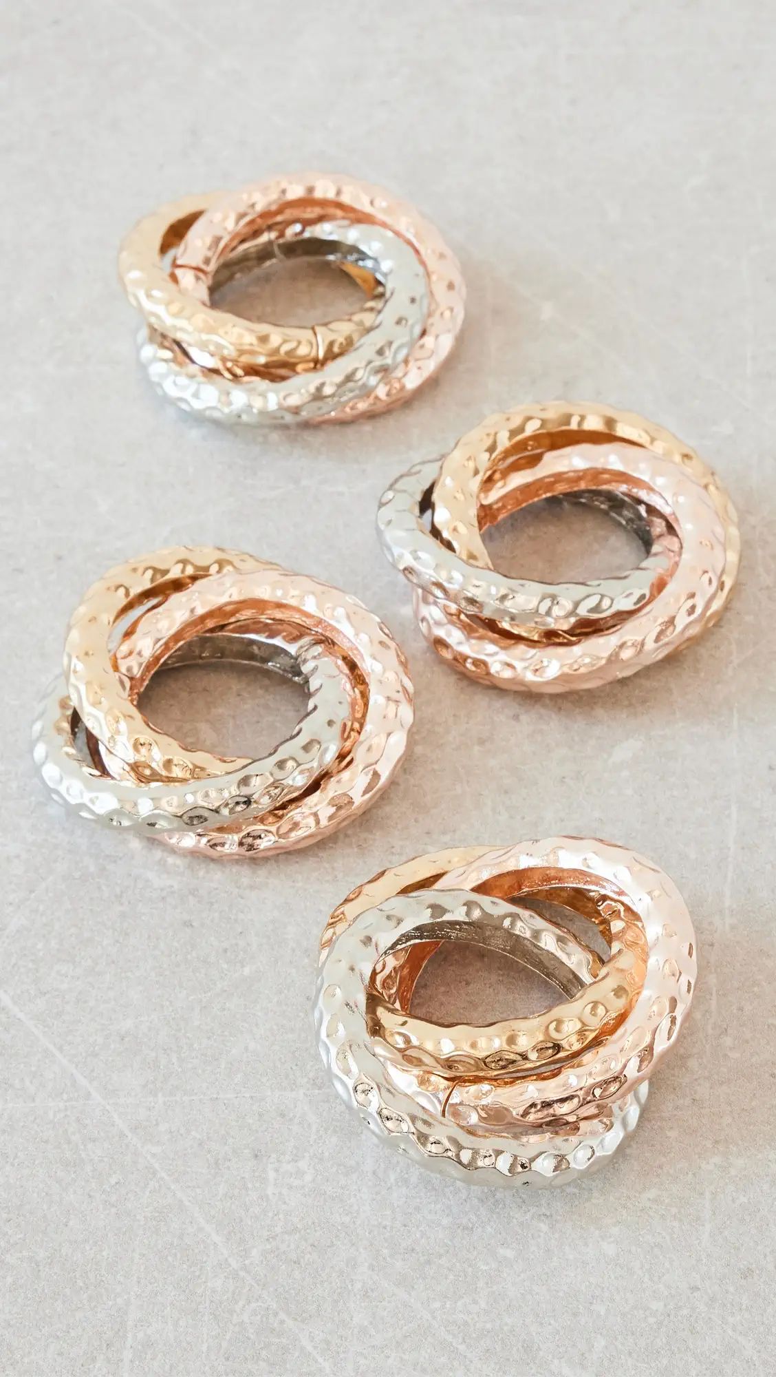 Kim Seybert Trinity Napkin Ring Set of 4 | Shopbop | Shopbop