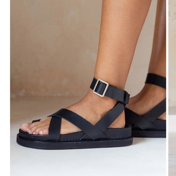 NWT Liberte Leather Bronte Black Strappy Sandals. Various Sizes | Poshmark