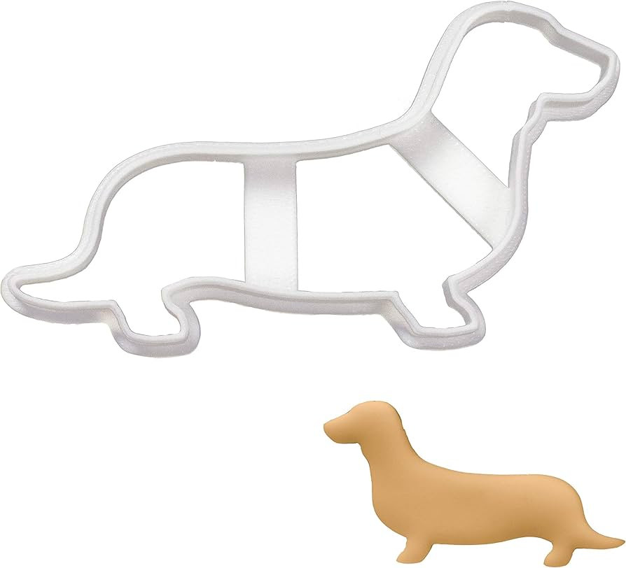 Dachshund Silhouette cookie cutter, 1 piece - Bakerlogy | Amazon (US)