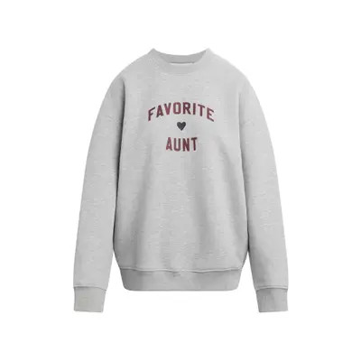 Favorite Daughter The Favorite Aunt Graphic Sweatshirt in Navy at Nordstrom, Size Medium | Nordstrom